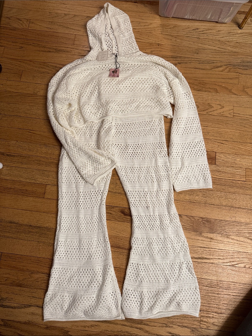 Crocheted two piece set